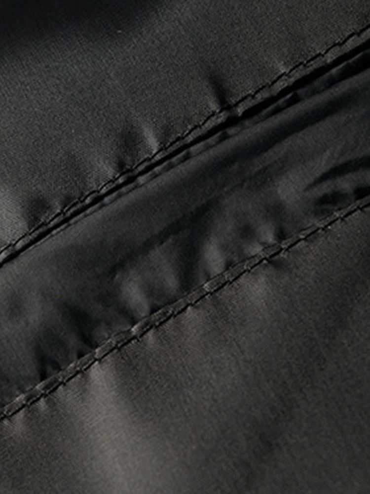 Europäische Herren-daunenjacke Mit Farbblock-reißverschluss