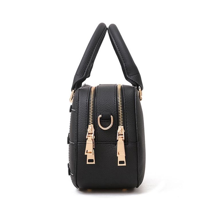 Casual Plaid Zipper Damen Sattel Handtasche