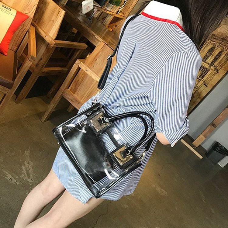 Einfache Pu-handtaschen Mit Klappe