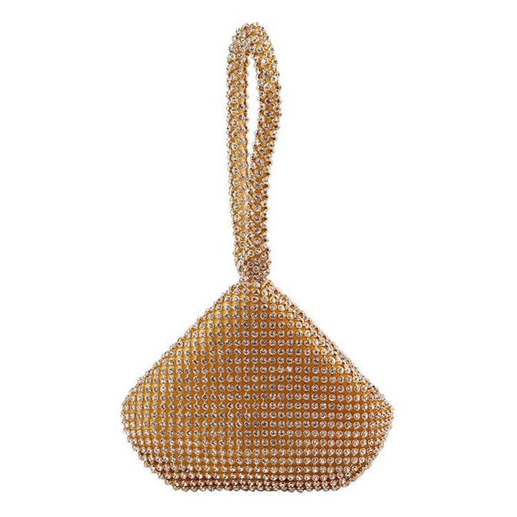 Fashion Diamond Bankett Handtaschen Satin Tote Bags