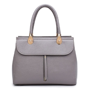 Ladylike Lichee-muster Pu-einkaufstasche