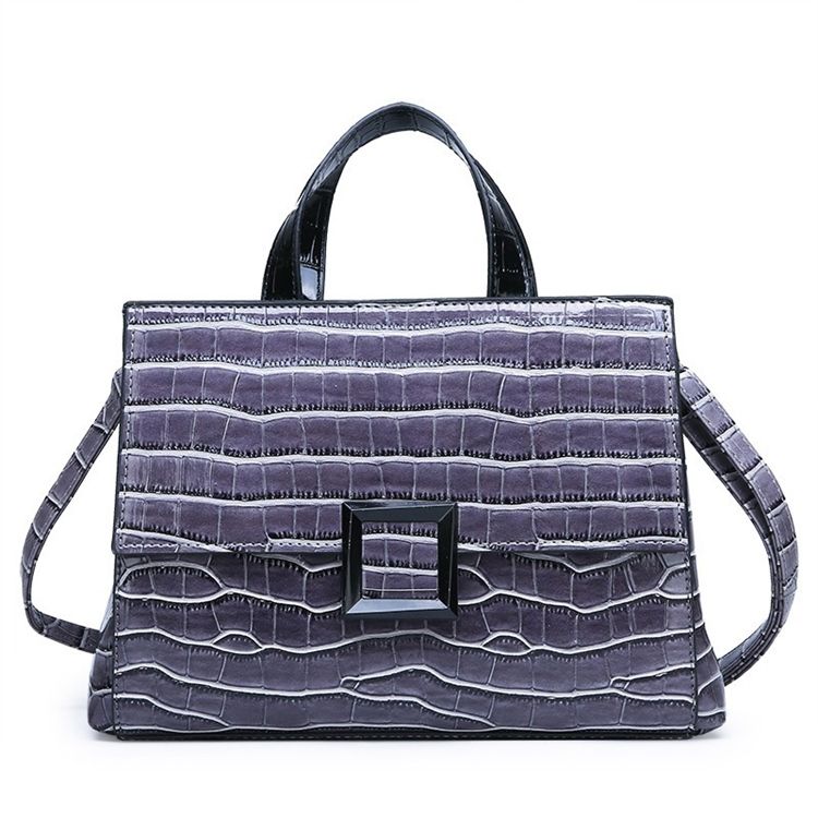 Pu Alligator Square Handtasche