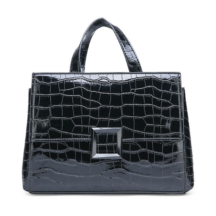 Pu Alligator Square Handtasche
