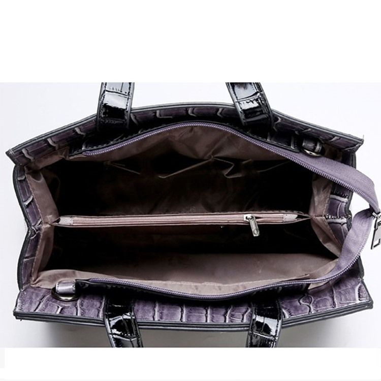 Pu Alligator Square Handtasche