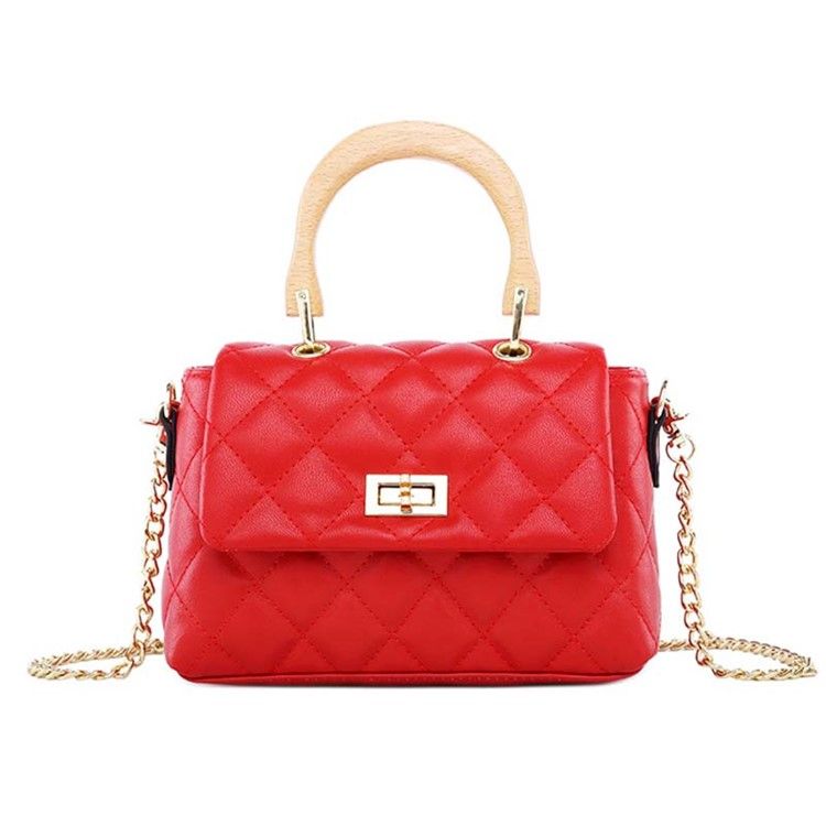 Thread Plaid Pu Rectangle Damen-tragetaschen