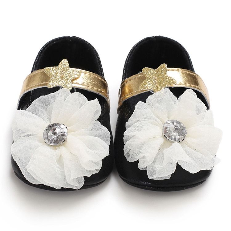 Kleinkind-mädchenschuhe Mit Blumenklettverschluss