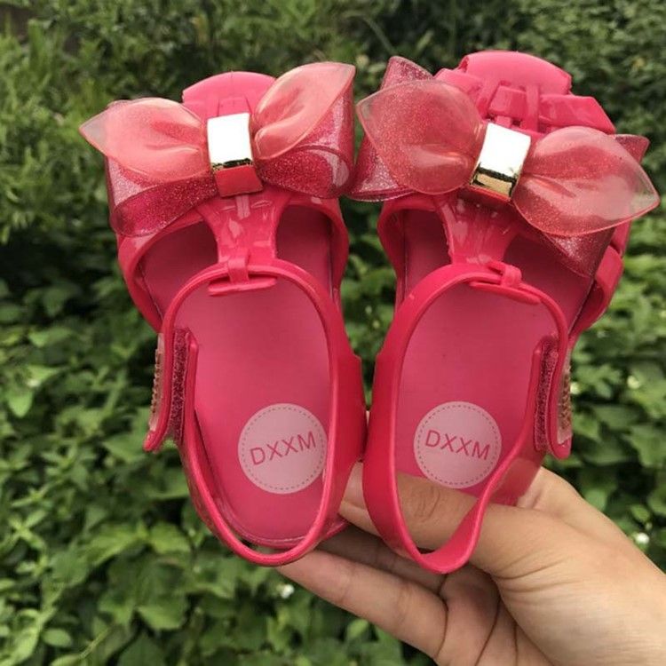 Pvc Bowknot Babyschuhe