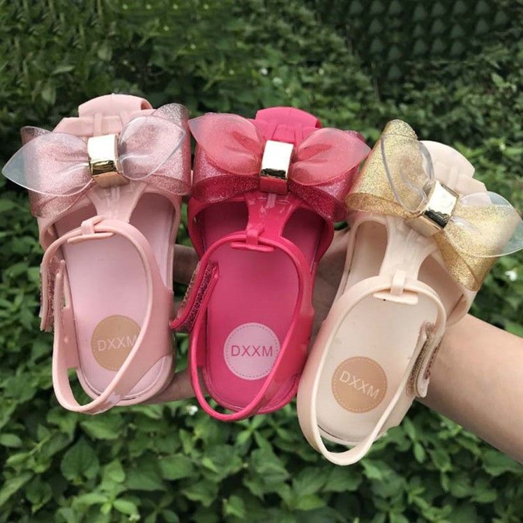 Pvc Bowknot Babyschuhe