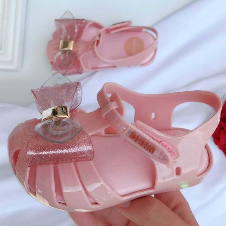 Pvc Bowknot Babyschuhe
