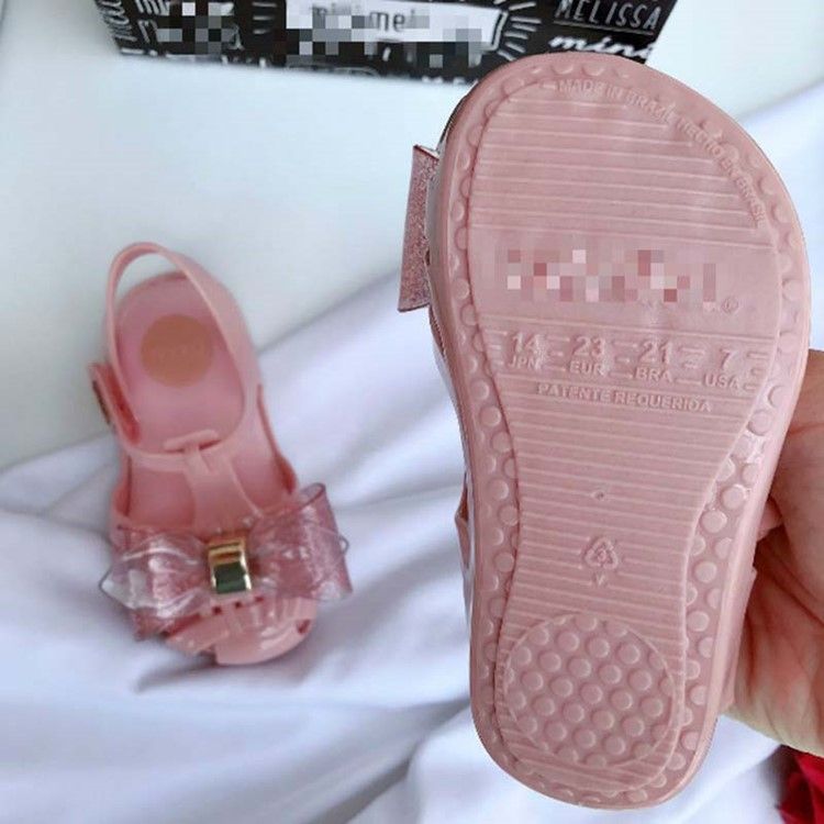 Pvc Bowknot Babyschuhe