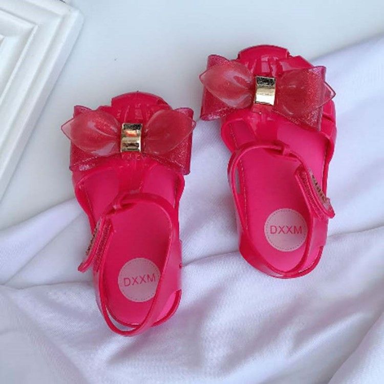 Pvc Bowknot Babyschuhe