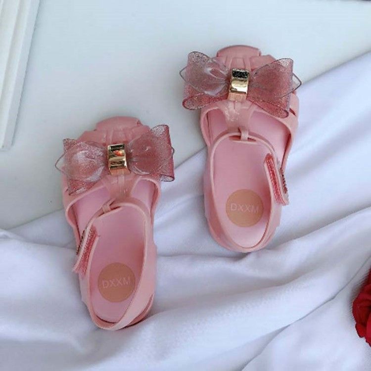 Pvc Bowknot Babyschuhe