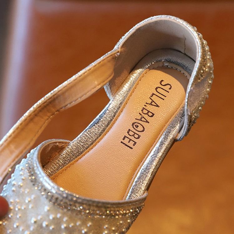 Runde Zehen Prinzessin Babyschuhe