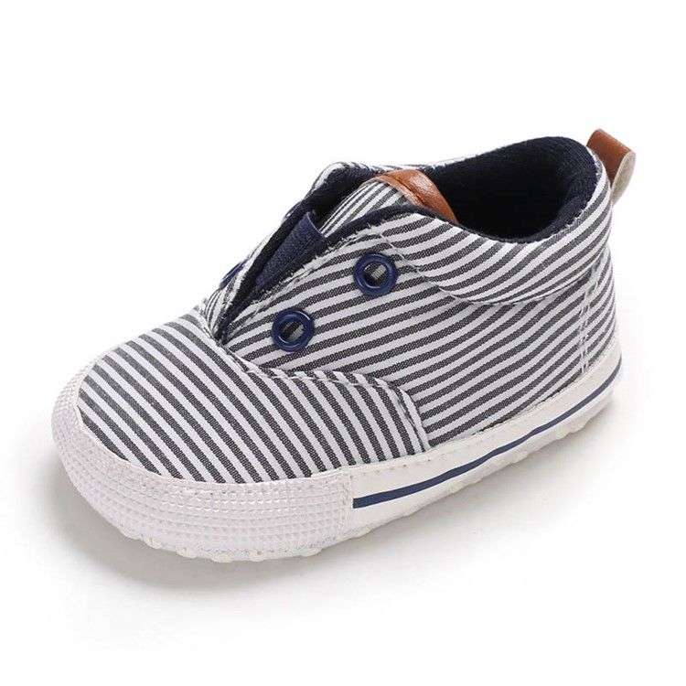 Slip-on Babyschuhe Mit Streifen