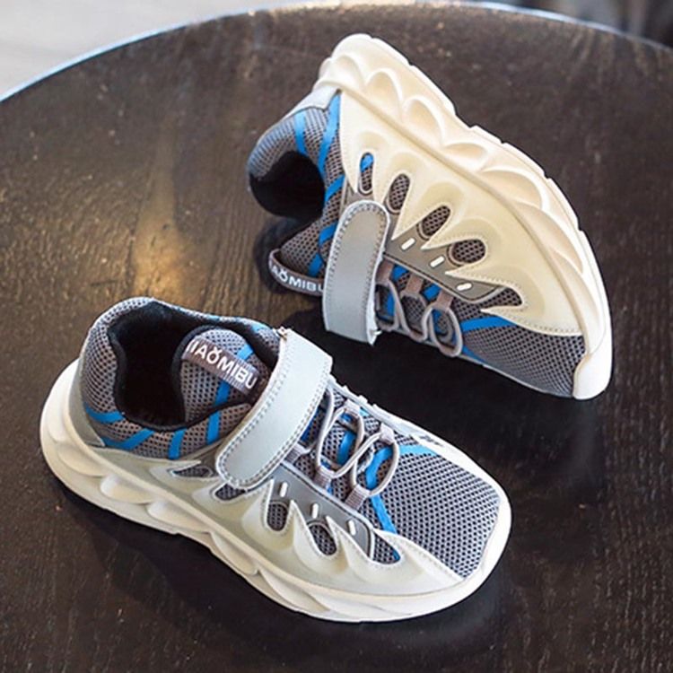 Süße Patchwork-baby-sneaker Mit Runder Zehenpartie
