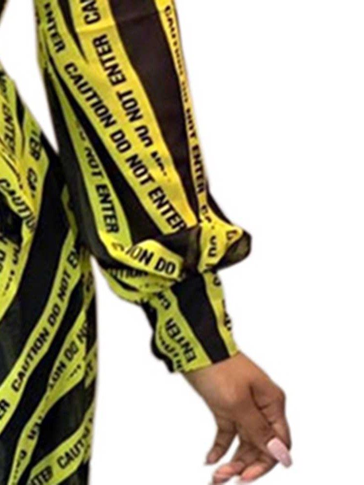 Damen Gestreiftes Bodenlanges Kleid Mit V-ausschnitt Und Mittlerer Taille