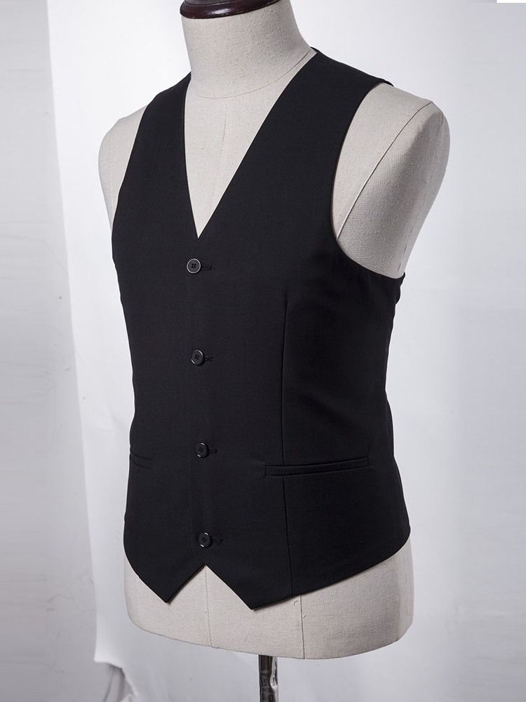 Fashion Plain Pocket Herren Anzug