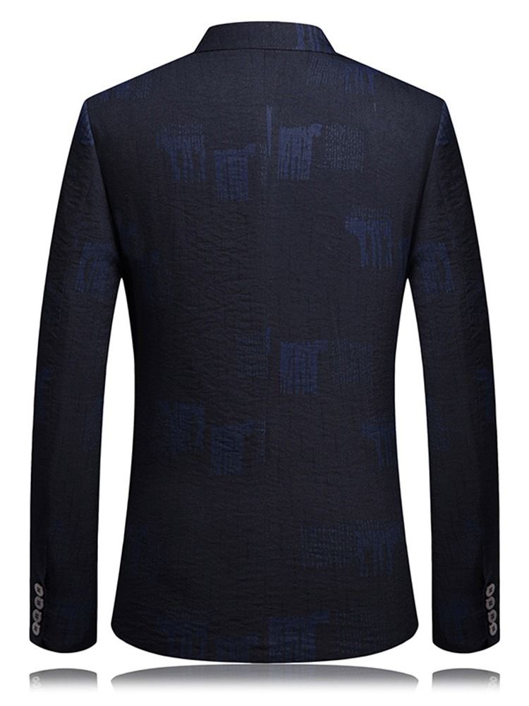 Casual Color Block Loose Herren Blazer