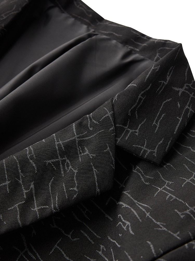 Freizeit-blazer Mit Gekerbtem Reversdruck Für Herren