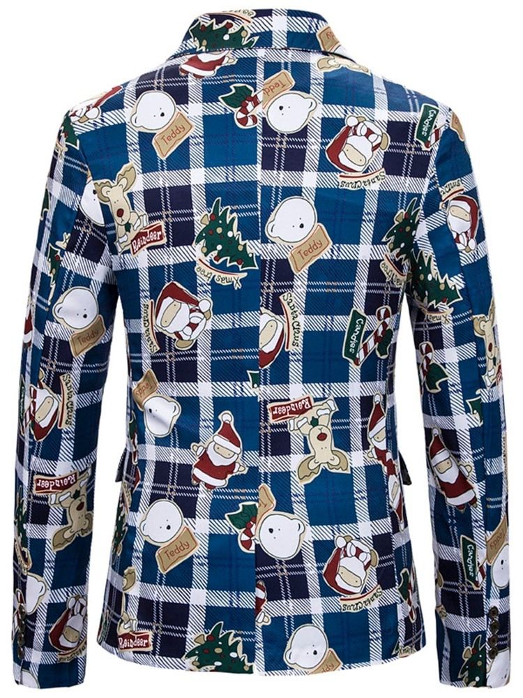 Lässiger Ein-knopf-knopf Herren Freizeit Blazer