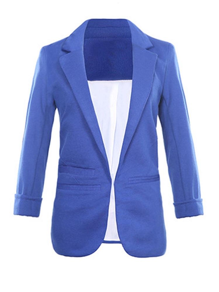 Schmaler Schlichter Ol-blazer Für Damen