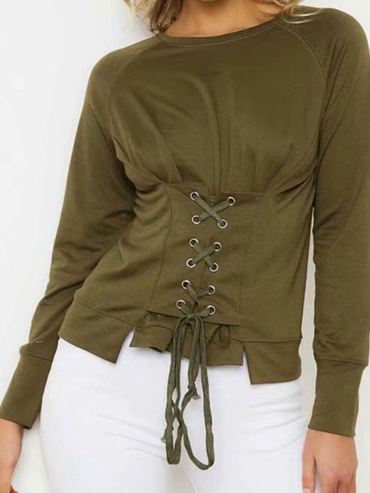 Damen-kapuzenpullover Mit Normalem Normalem Neun-punkte-muster