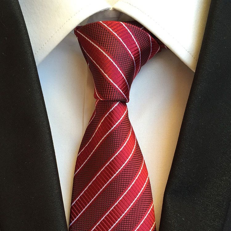 Herren-business-streifen-paisley-krawatte Für Herren