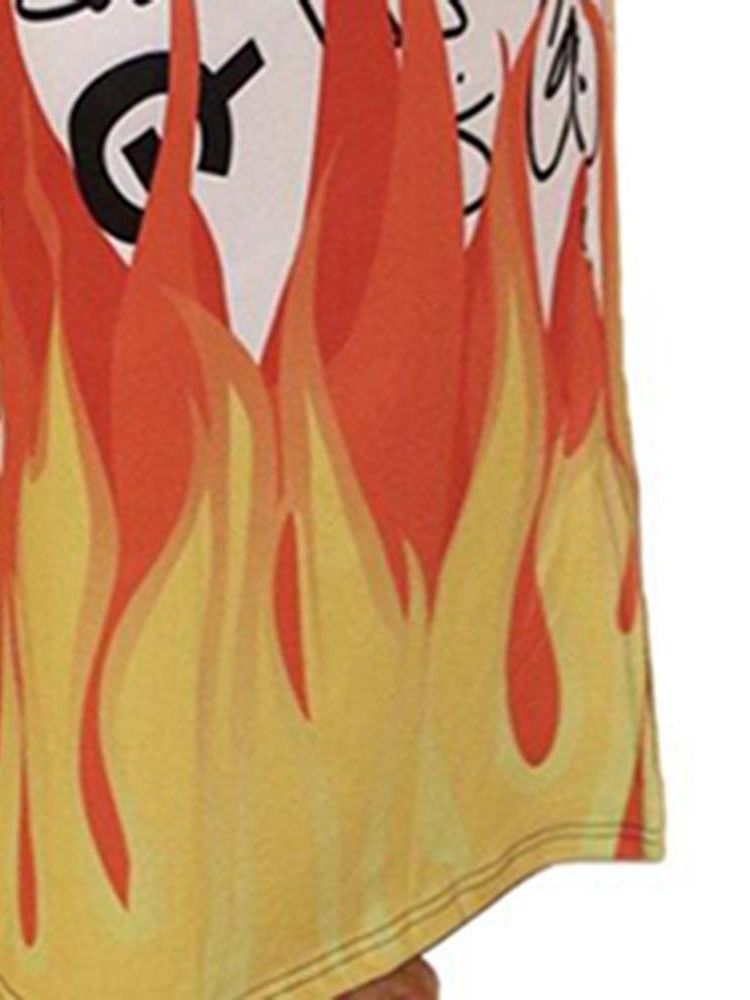 Ärmelloses Knöchellanges Print-spaghetti-träger-briefkleid Für Damen