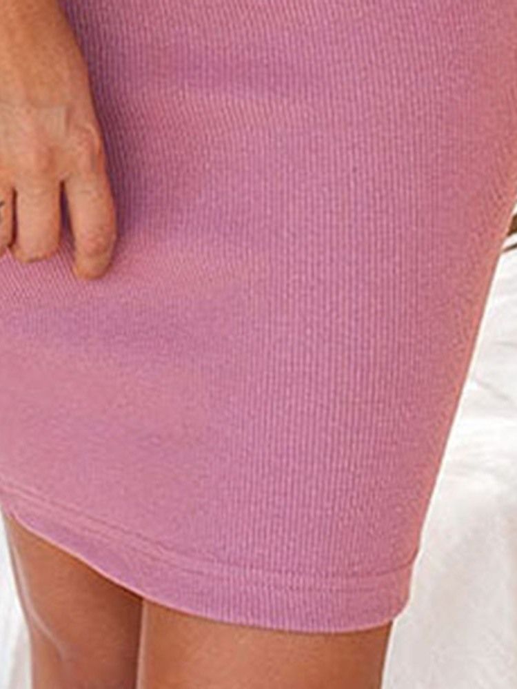 Damen Overknee V-ausschnitt Langarm Western Bodycon Kleid