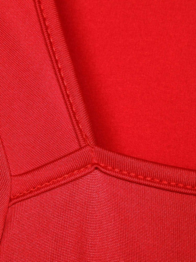 Schrägkragen Applikationen Patchwork Damen Etuikleid
